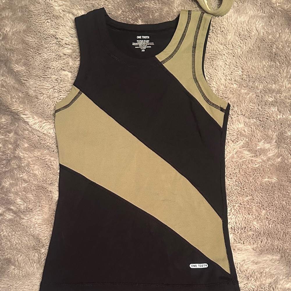 One black, one black and army green. 
Sold as a set.